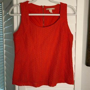 Banana Republic Sleeveless Circle Embroidered Blou